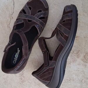OrthoFeet Juno 860 D Women's Brown Shoes - NWOT